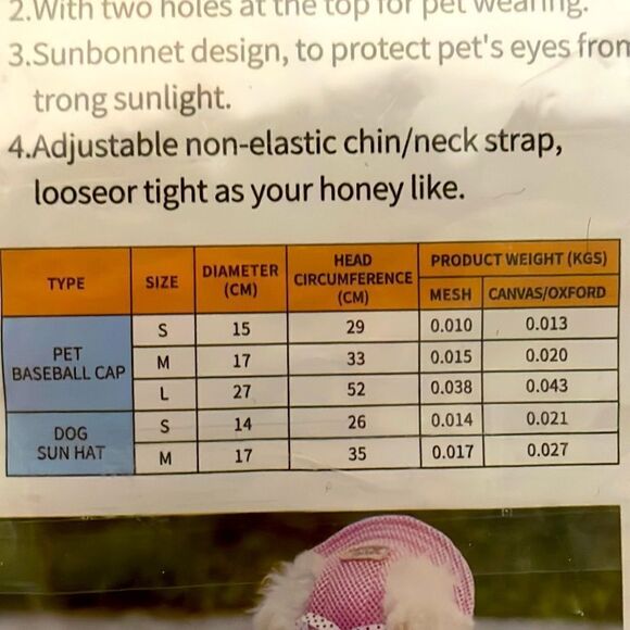 Pet hat cap   - Picture 3 of 4